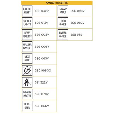 Yellow Printed Inserts
