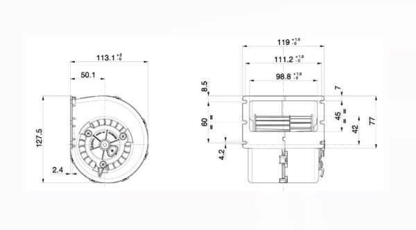 SPAL Single Blower 3 Speed - Image 3