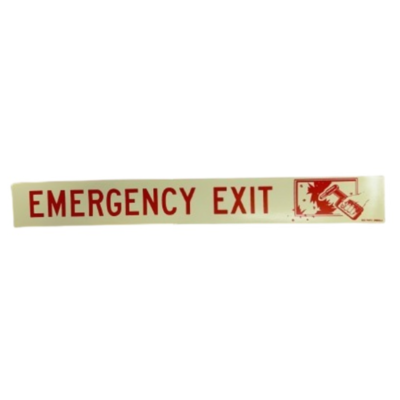 Emergency Exit Decal
