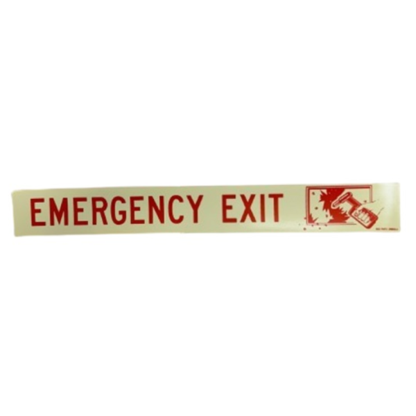 Emergency Exit Decal