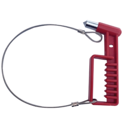 Emergency Hammer with 300mm Cable